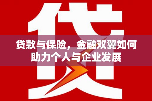 邢台贷款与保险，金融双翼如何助力个人与企业发展