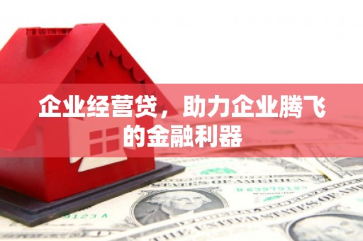 邢台企业经营贷，助力企业腾飞的金融利器