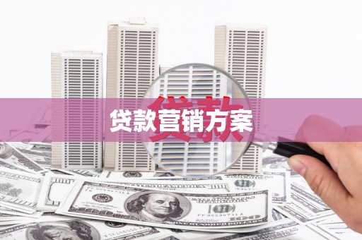 邢台贷款营销方案