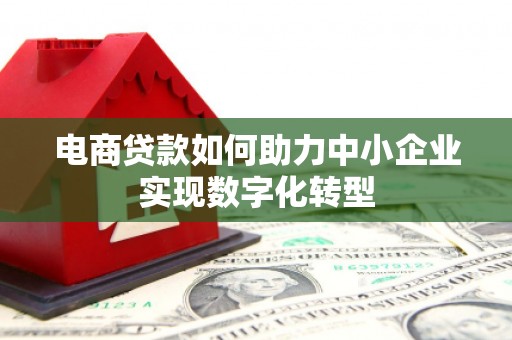 邢台电商贷款如何助力中小企业实现数字化转型