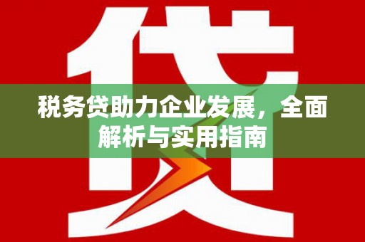 邢台税务贷助力企业发展，全面解析与实用指南