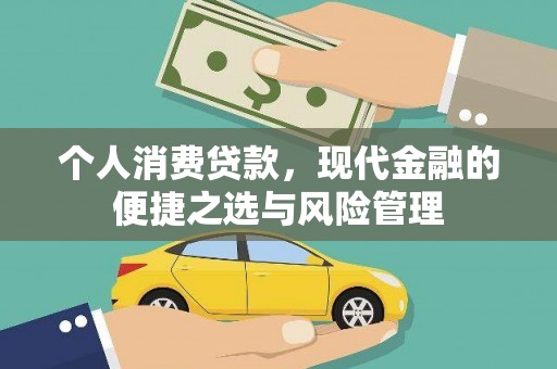 邢台个人消费贷款，现代金融的便捷之选与风险管理