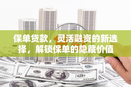 邢台保单贷款，灵活融资的新选择，解锁保单的隐藏价值