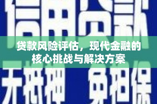 邢台贷款风险评估，现代金融的核心挑战与解决方案