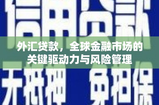 邢台外汇贷款，全球金融市场的关键驱动力与风险管理