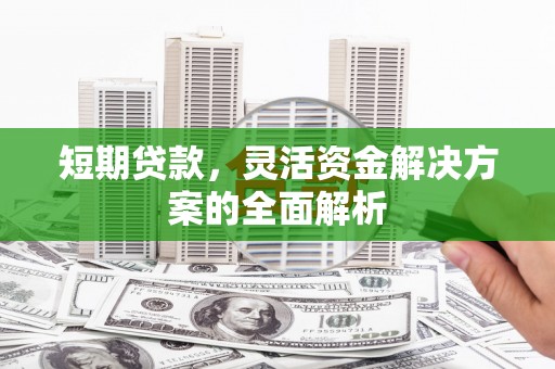 邢台短期贷款，灵活资金解决方案的全面解析