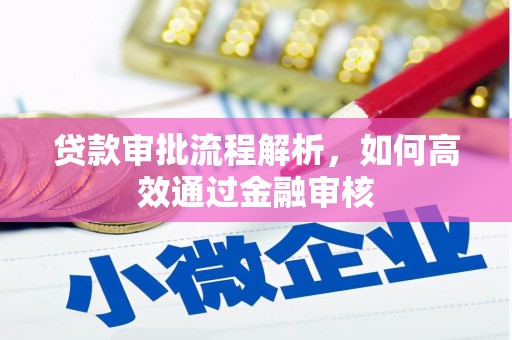 邢台贷款审批流程解析，如何高效通过金融审核