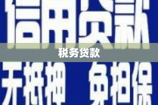邢台税务贷款