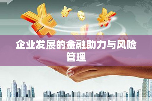 邢台企业发展的金融助力与风险管理