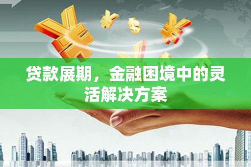 邢台贷款展期，金融困境中的灵活解决方案