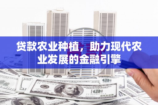 邢台贷款农业种植，助力现代农业发展的金融引擎
