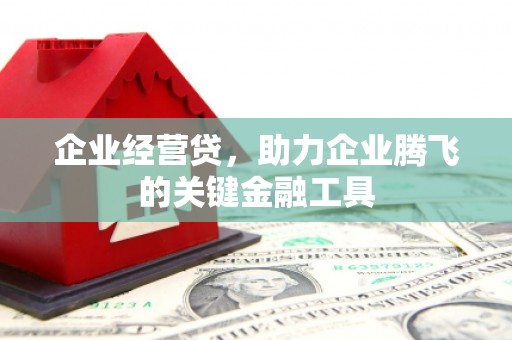 邢台企业经营贷，助力企业腾飞的关键金融工具