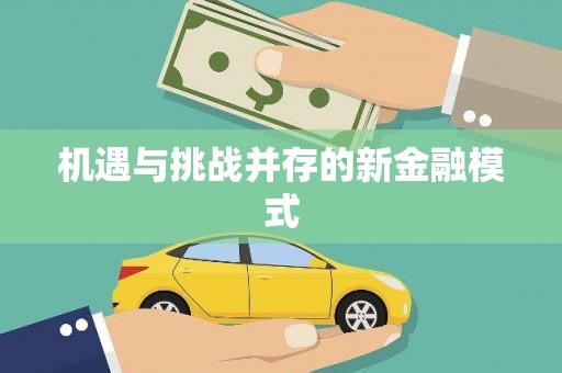 邢台机遇与挑战并存的新金融模式