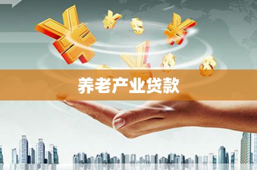 邢台养老产业贷款