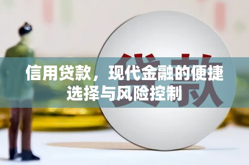 邢台信用贷款，现代金融的便捷选择与风险控制