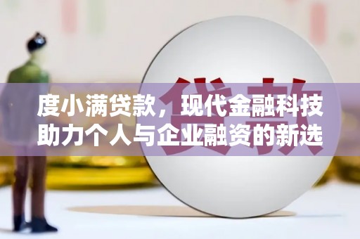 邢台度小满贷款，现代金融科技助力个人与企业融资的新选择
