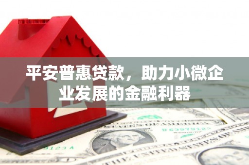邢台平安普惠贷款，助力小微企业发展的金融利器