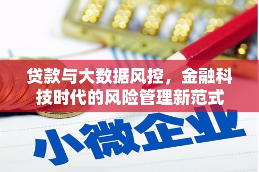 邢台贷款与大数据风控，金融科技时代的风险管理新范式