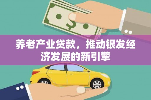 邢台养老产业贷款，推动银发经济发展的新引擎