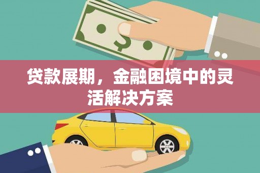 邢台贷款展期，金融困境中的灵活解决方案