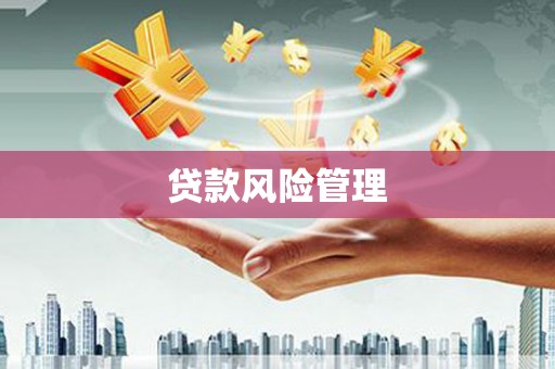 邢台贷款风险管理