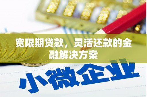 邢台宽限期贷款，灵活还款的金融解决方案