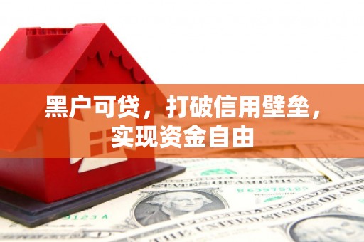 邢台黑户可贷，打破信用壁垒，实现资金自由