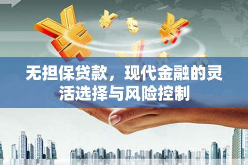 邢台无担保贷款，现代金融的灵活选择与风险控制