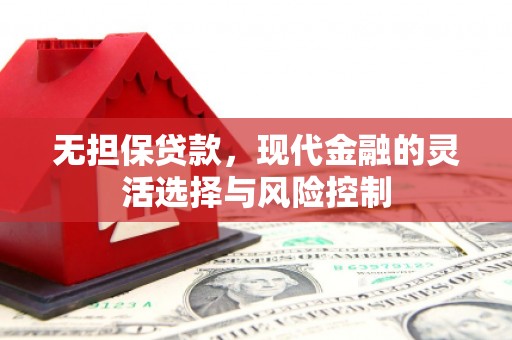 邢台无担保贷款，现代金融的灵活选择与风险控制