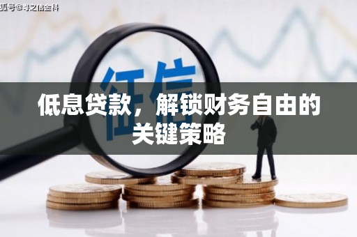 邢台低息贷款，解锁财务自由的关键策略