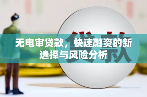 邢台无电审贷款，快速融资的新选择与风险分析