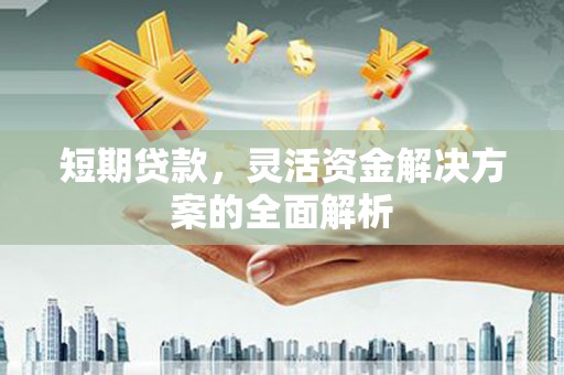 邢台短期贷款，灵活资金解决方案的全面解析