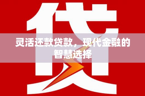 邢台灵活还款贷款，现代金融的智慧选择