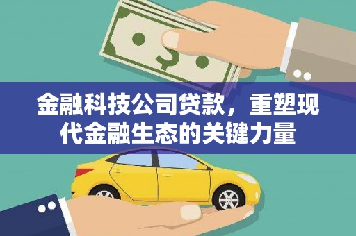 邢台金融科技公司贷款，重塑现代金融生态的关键力量
