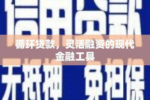 邢台循环贷款，灵活融资的现代金融工具