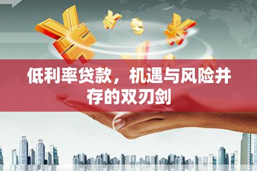 邢台低利率贷款，机遇与风险并存的双刃剑