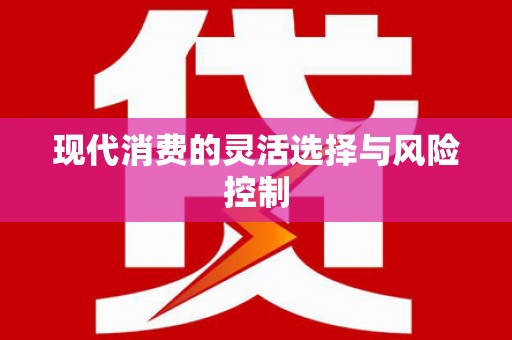 邢台现代消费的灵活选择与风险控制